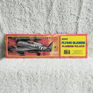 Sealed 3/$20 WWII Flying Grumman F6F Hellcat Glider by CTG Brands Inc.!!
